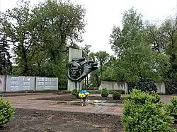 World War II Memorial in Velyka Novosilka, 2020