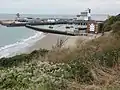 View of Folkestone Harbour from the East Cliff