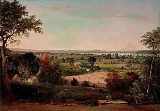 View of the City of Washington from the Virginia Shore by William MacLeod, 1856