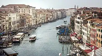 Grand Canal from Rialto to Ca' Foscari (2016)
