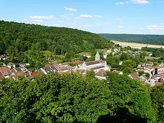 A general view of Vignory