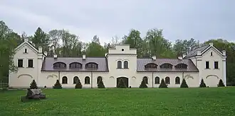 Stable buildings at the former Kairėnai Manor, Vilnius.
