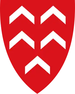 Coat of arms of the old Vindafjord Municipality (1986-2005)