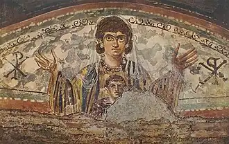 Orans (catacombs of Rome), first half of IV c.