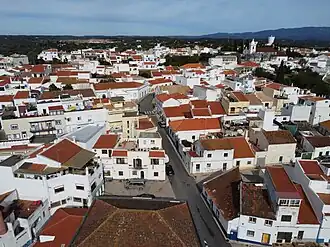 Aerial view of Mexilhoeira Grande, in 2024