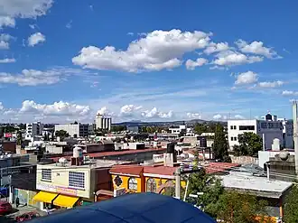 View of Apizaco from the top of a building