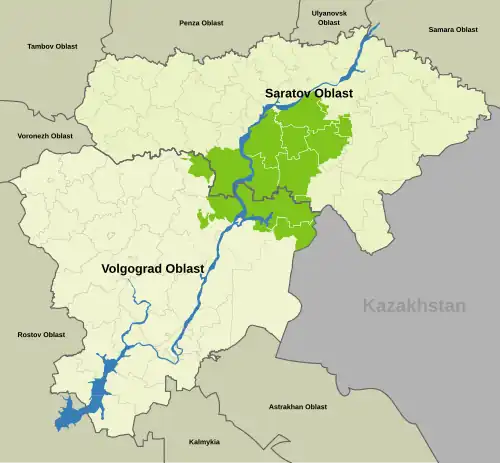 Administrative division of the republic after its dissolution.