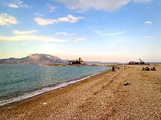 A view of Vrahati's seashore.
