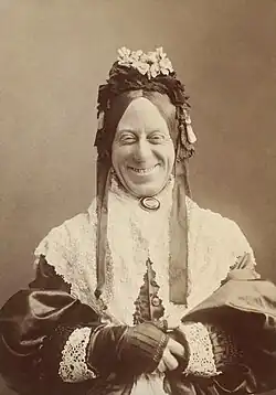 Image 89Lord Babberley crossdressing as the fake Charley's Aunt, by Thomas Charles Turner (restored by Adam Cuerden) (from Wikipedia:Featured pictures/Culture, entertainment, and lifestyle/Theatre)