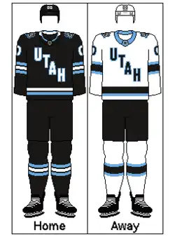 Utah Hockey Club inaugural season uniforms