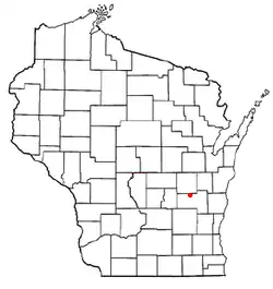 Location of Eldorado, Wisconsin