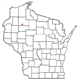 Location of Weirgor, Wisconsin