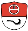 Gaggenau coat of arms, 1938–1958, after annexation of Ottenau