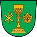 Golden Luther rose in the coat of arms of Arriach village