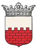 Coat of arms of the counts to Reventlow