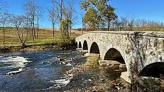 Warrington Stone Bridge over the Paulins Kill