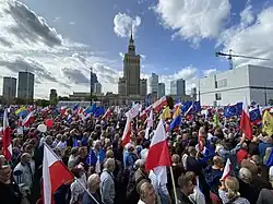 "March of a Million Hearts" in Warsaw, Poland