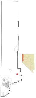 Location of Nixon, Nevada