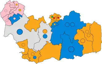 2023 results map