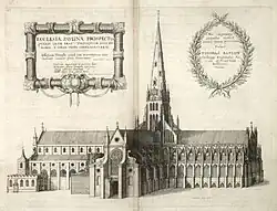 St Paul's Cathedral as it appeared in Incent's day (illustration c.1670)