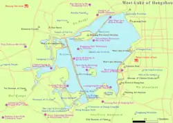 Map of West Lake