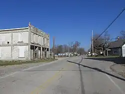 Looking northeast on Main Street (Jonesboro Road) in Westboro