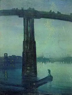 James Abbott McNeill Whistler, Nocturne: Blue and Gold – Old Battersea Bridge,  1872–1875