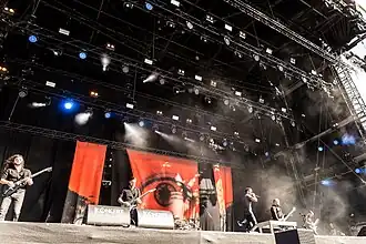 Whitechapel performing at Full Force in 2019