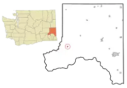 Location of LaCrosse, Washington