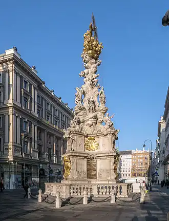 Plague Column, Vienna, by Matthias Rauchmiller and Johann Bernhard Fischer von Erlach, 1682 and 1694[190]