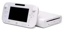 A Basic Set white Wii U console and GamePad