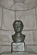 A bust of Cather created in 1962 by Paul Swan for the Nebraska Hall of Fame