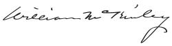 William McKinley's signature