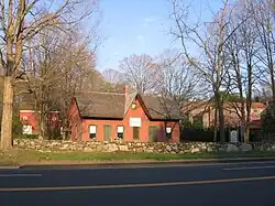 Relocated Wilton Station in South Wilton