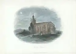 Engraving of St Matthew's Church, Windsor