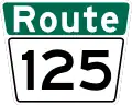 Route&nbsp;125 marker