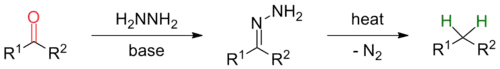 Scheme 1. Wolff-Kishner Reduction