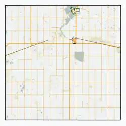 Rural Municipality of Wood River No. 74 is located in Wood River No. 74