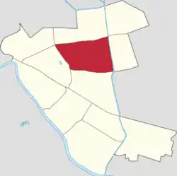 Location of Xiangyanglou Subdistrict in Hedong District