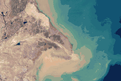 Animated gif showing changes to the delta over time