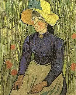 Vincent van Gogh, Young Peasant Woman with Straw Hat
