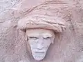 Zaida statue in Adik sand