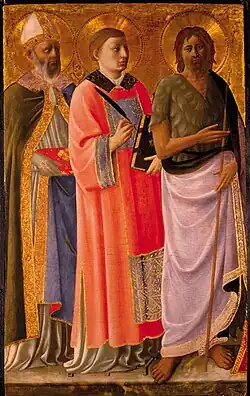Saints Nicholas, Lawrence and John the Baptist, Hyde Collection, Glens Falls, New York