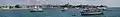 &nbsp;A panorama of Zanzibar, Tanzania, particularly the Stone Town, taken from the Indian Ocean