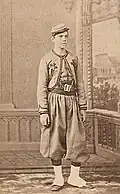 Jules Marie Deluen (1849–1918) in Papal Zouave uniform in Nantes, France