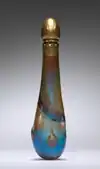Art Nouveau perfume bottle; circa 1900; glass with gilt metal cover; overall: 13.4&nbsp;cm (5.3&nbsp;in); Cleveland Museum of Art (Cleveland, Ohio, USA)