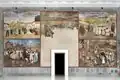 Palace of Popular Arts and Traditions: part of the frescoes in the Hall of Honour (photo by Corrado Bonora)