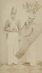 Soldier and halberdier of the Sultan of Ternate - circa 1870