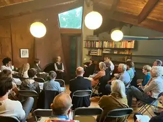 A lecture in the 1956 Workshop