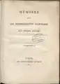 Mémoire sur les transcendantes elliptiques, 1817